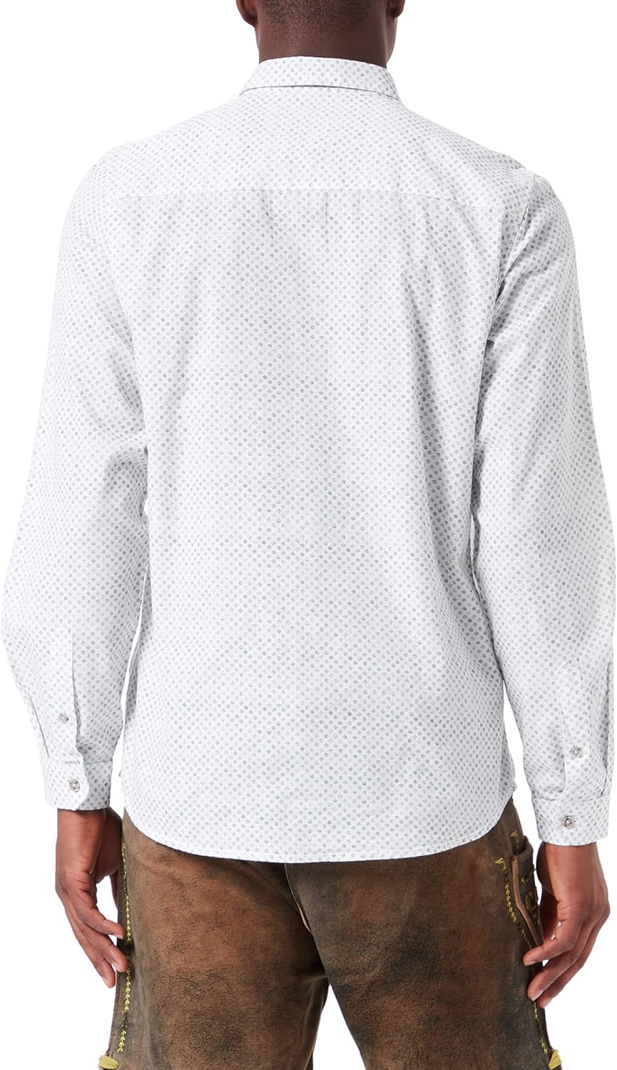 Bergfeuer Herren Frederico Hemd S Weiss, S Weiss
