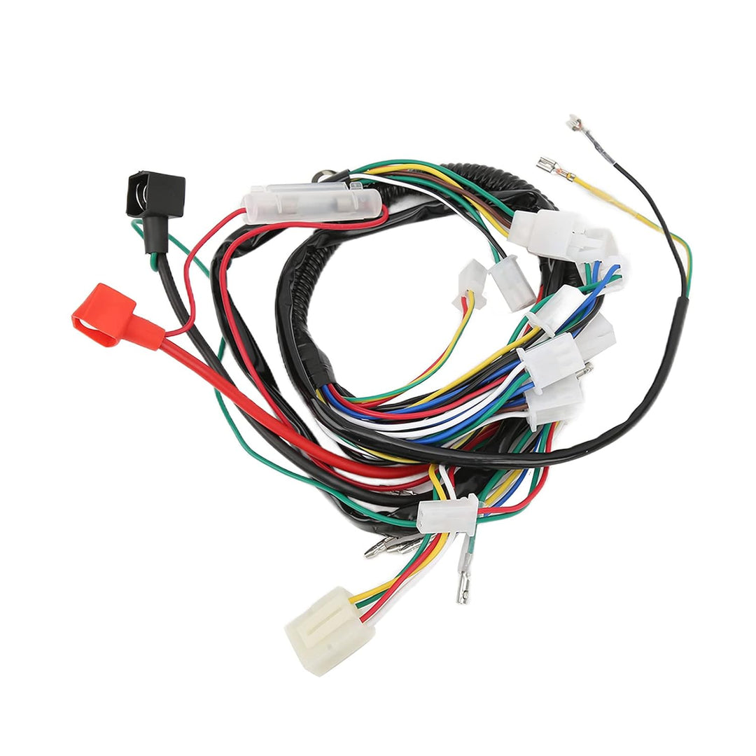 Aramox Quad Kabelbaum Elektrik Statorspule CDI Kabelbaum Set Ersatz für 50 Cc 70 Cc 90 Cc 110 Cc 125