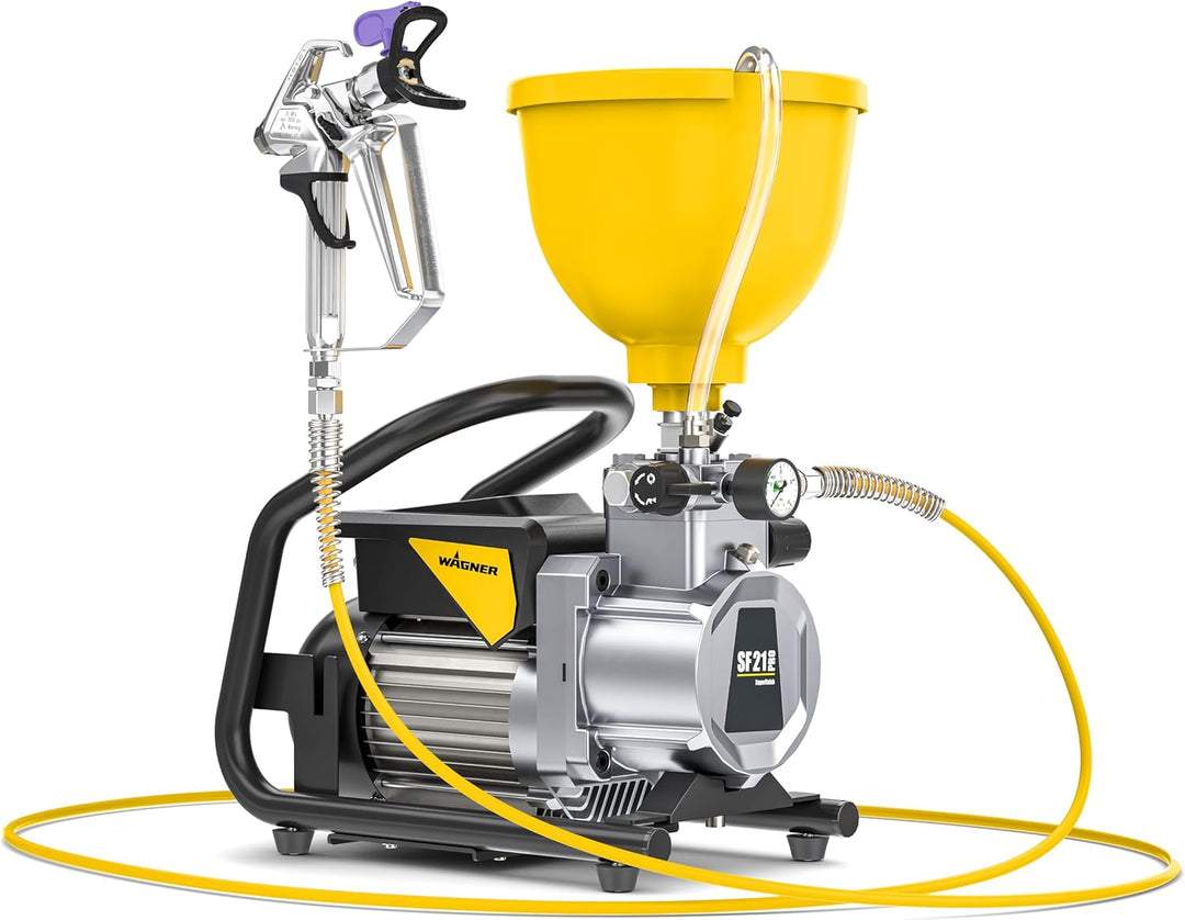 WAGNER Membranpumpe SuperFinish 21 Pro Airless Lack - optimal abgestimmt auf Lackierarbeiten, Max. F