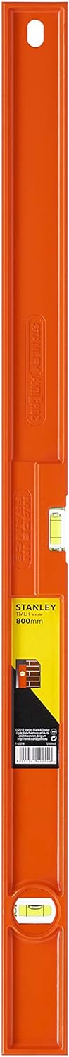 Stanley FatMax Wasserwaage Antichoc TMLH (80 cm, Aluminium, ergonomisches Design, horizontale/vertik