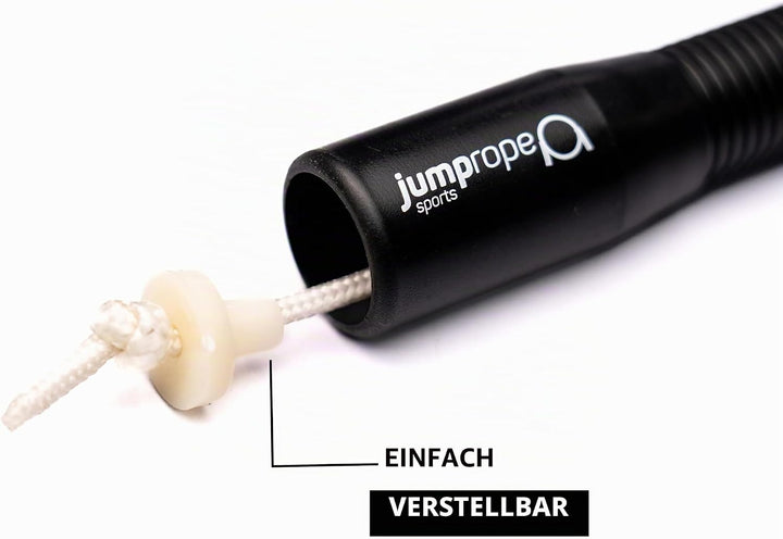 Professionelles Rope Skipping Wettkampf Springseil Freestyle Bead - Länge verstellbar (3m Seillänge)