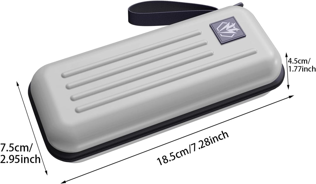 Dartkoffer für Stahl- oder Soft-Tip-dartpfeile, fasst 3 Darts und anderes Zubehör, mit eingebautem A