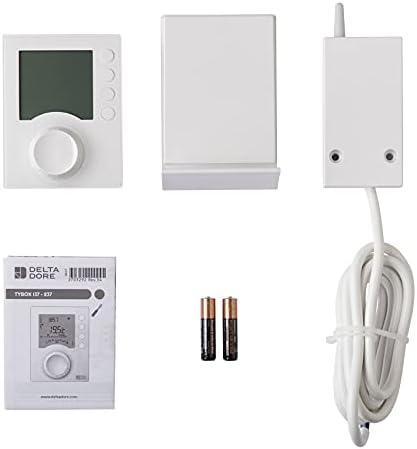 Delta Dore 6053064 Tybox 1137 Thermostat, White, one Size Kabellos Einzigartig, Kabellos Einzigartig