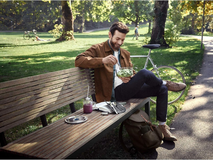 WMF my2Go Besteck Set 8-teilig, Outdoor Reisebesteck &amp; Touch Messerset 2-teilig, Küchenmesser mit Sc