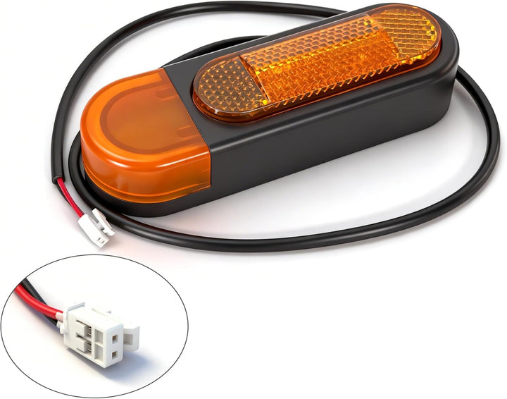 Set mit Blinkern und Reflektoren für Elektroroller, kompatibel mit Xiaomi 4 Lite Scooter, Zubehör zu