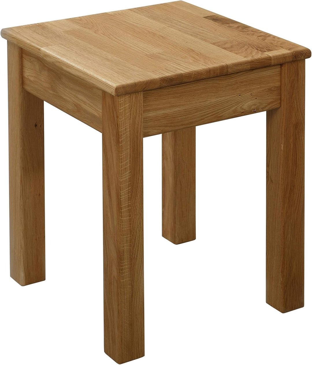 Krok Wood Hocker Tomas aus Massivholz 35x35x45 cm (Eiche, 2X ohne Eingriff) 2x Tomas ohne Eingriff E