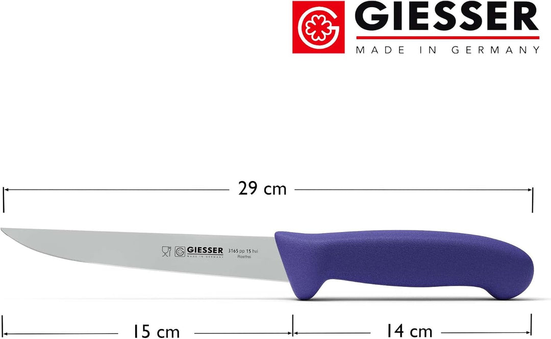 Giesser seit 1776 - Made in Germany - Ausbeinmesser 15 cm Halal, lila, nachhaltiger griff, rutschfes