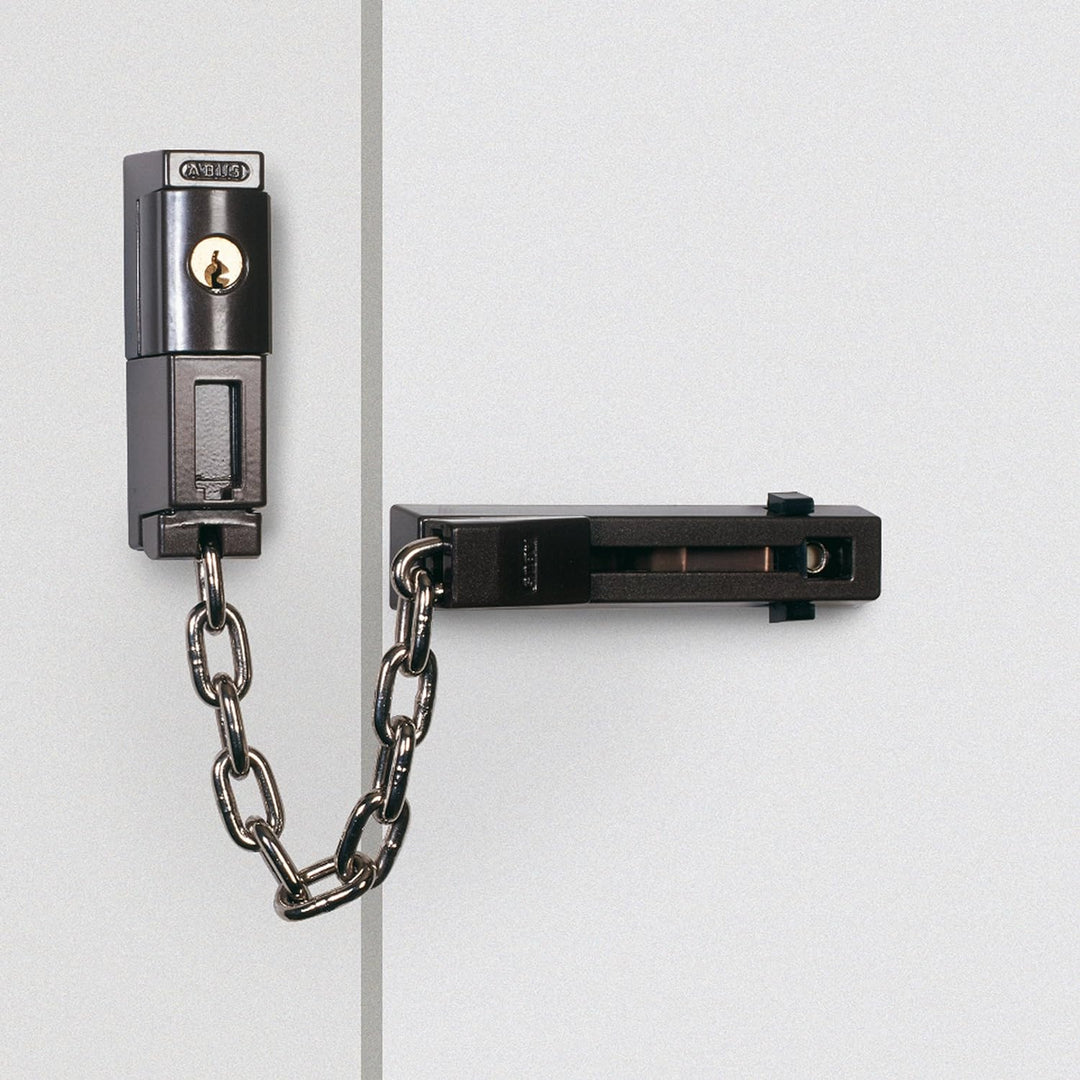 ABUS Abschliessbare Türkette SK78 B braun 03978, Braun