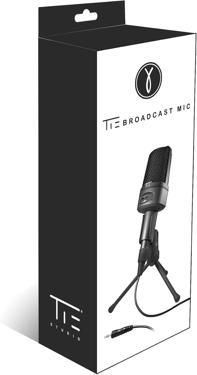 TIE Studio - Broadcast Kondensatormikrofon inkl. Tripod