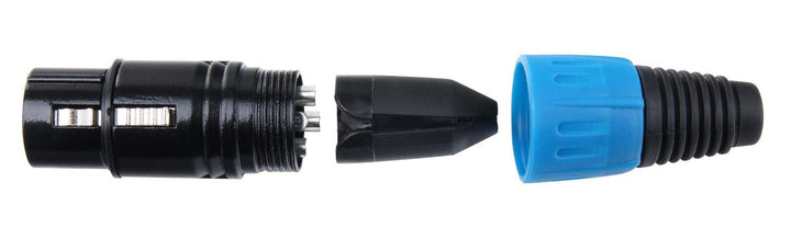 Pronomic Steckerset XLR-Male 10-Stück, XLR-Female 10-Stück (zur Kabelkonfektionierung, Montage, Hoch