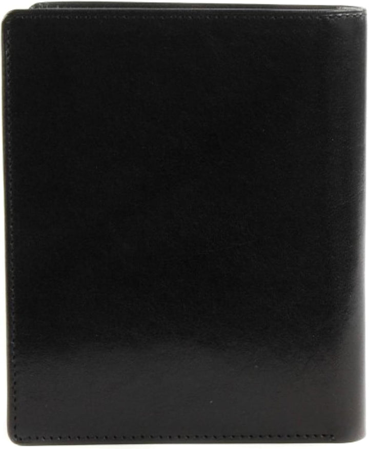 Esquire Toscana Geldbörse III Leder 10 cm Schwarz, Schwarz