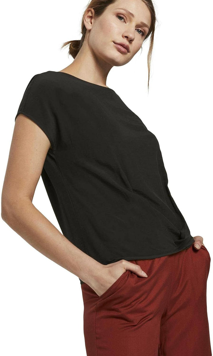 TOM TAILOR Damen Bluse 34 14482 - Deep Black, 34 14482 - Deep Black