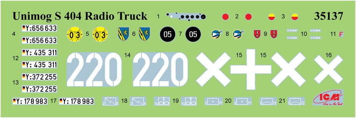 ICM ICM35137 Unimog S 404, Schwarz