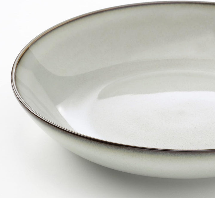 IKEA GLADELIG tiefer Teller, 21 cm, grau