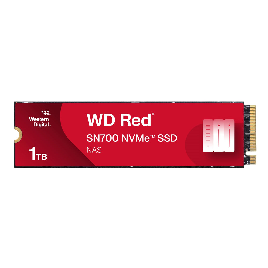 WD Red SN700 NVMe SSD 1 TB (SSD für NAS-Geräte, 24/7‐NAS‐Workloads, Dauerhaltbarkeit von bis zu 2.00