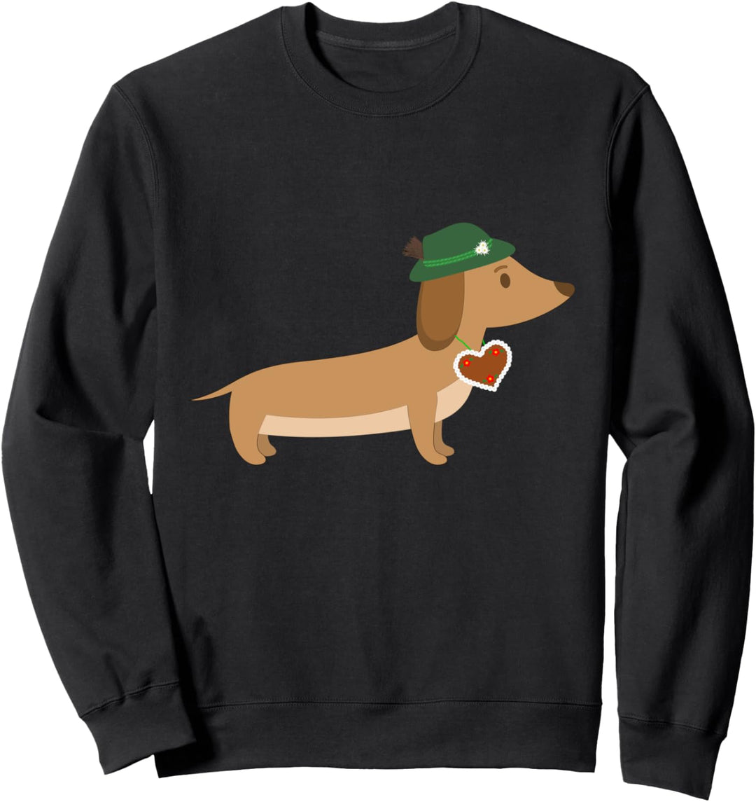 Lustiger bayerischer Hund Dackel Hundegeschenk Sweatshirt