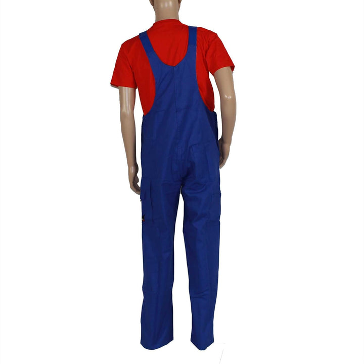 BP Workwear Basic 1482-060-13 Latzhose - Stoffhosenträger mit Gummieinsatz - Taschen für Knieschoner