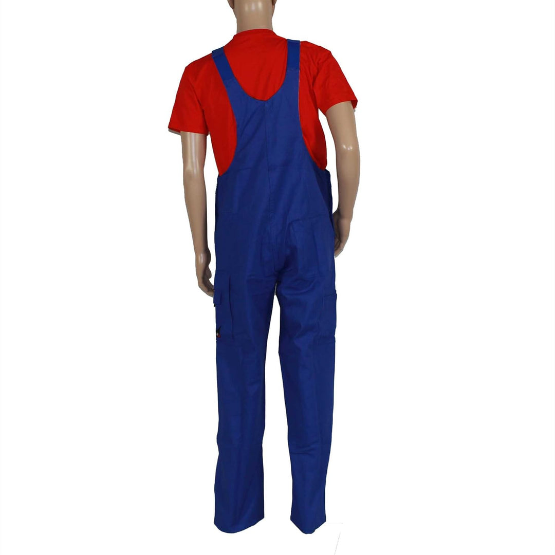 BP Workwear Basic 1482-060-13 Latzhose - Stoffhosenträger mit Gummieinsatz - Taschen für Knieschoner