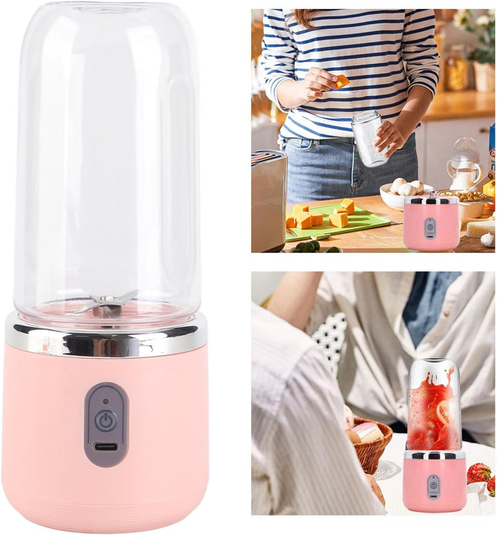 Portable Blender 400ml 6 Klingen 22000 U/min USB Ladefunktion Tragbarer Mixer für Shakes und Babynah