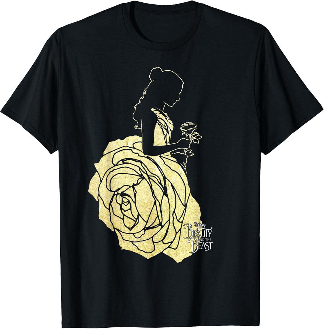 Disney Beauty & The Beast Belle Golden Dress Graphic T-Shirt