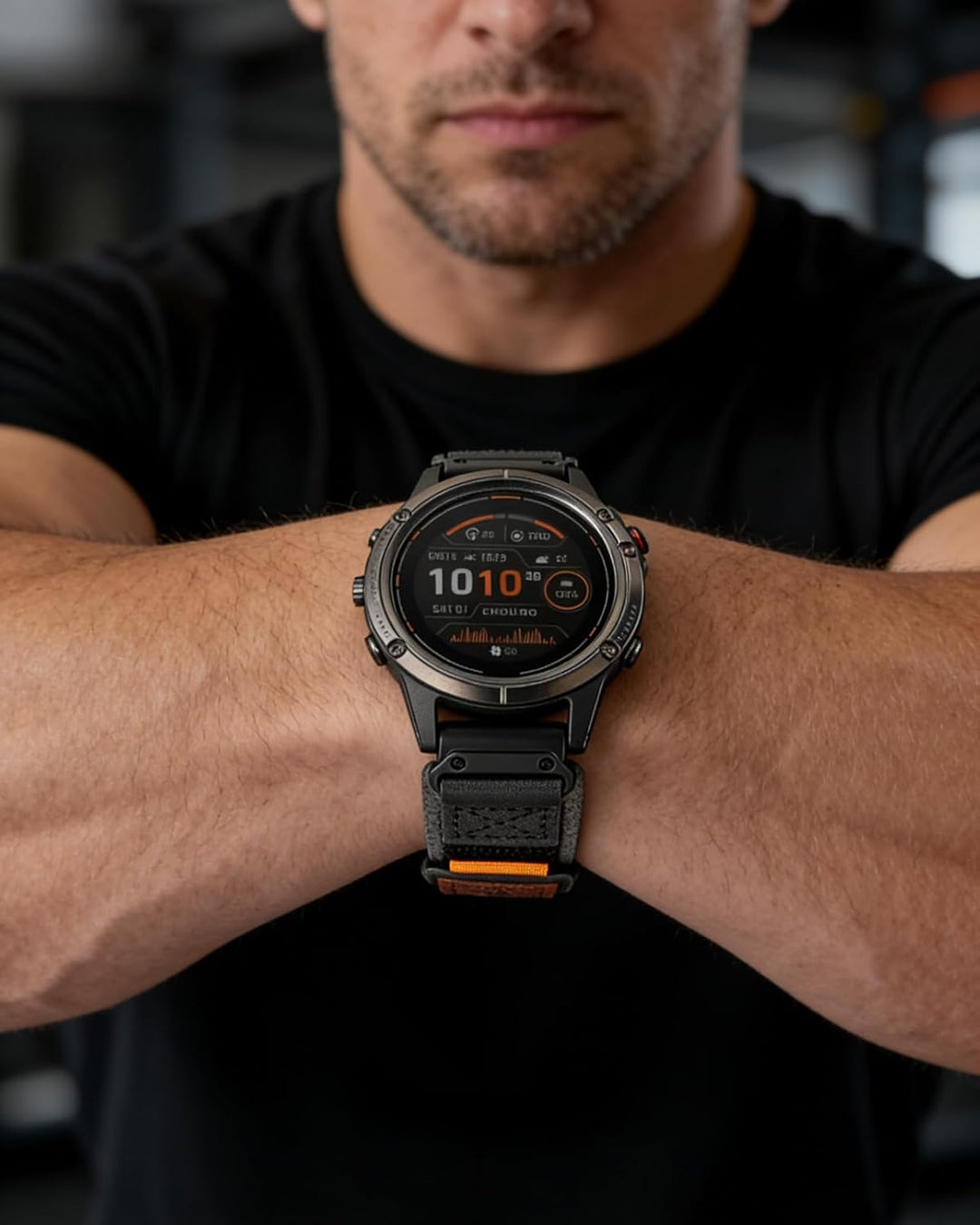 Armband für Garmin,Uhrenarmband Kompatibel mit Garmin superrobustes Nylon-Sportarmband für fēnix/For