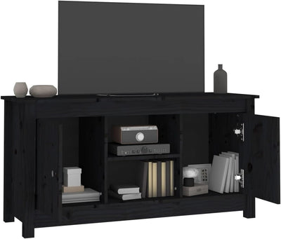 Tidyard TV-Schrank Lowboard TV Möbel Sideboard Fernsehtisch Fernsehschrank mit seinen 4 Fächern und