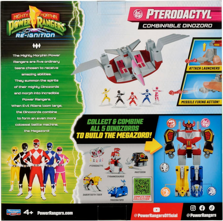 Power Rangers - Kollektion Megazord, Zords, kombinierbar, Figur, 20 cm, Modell Pterodactyl Dinozord,