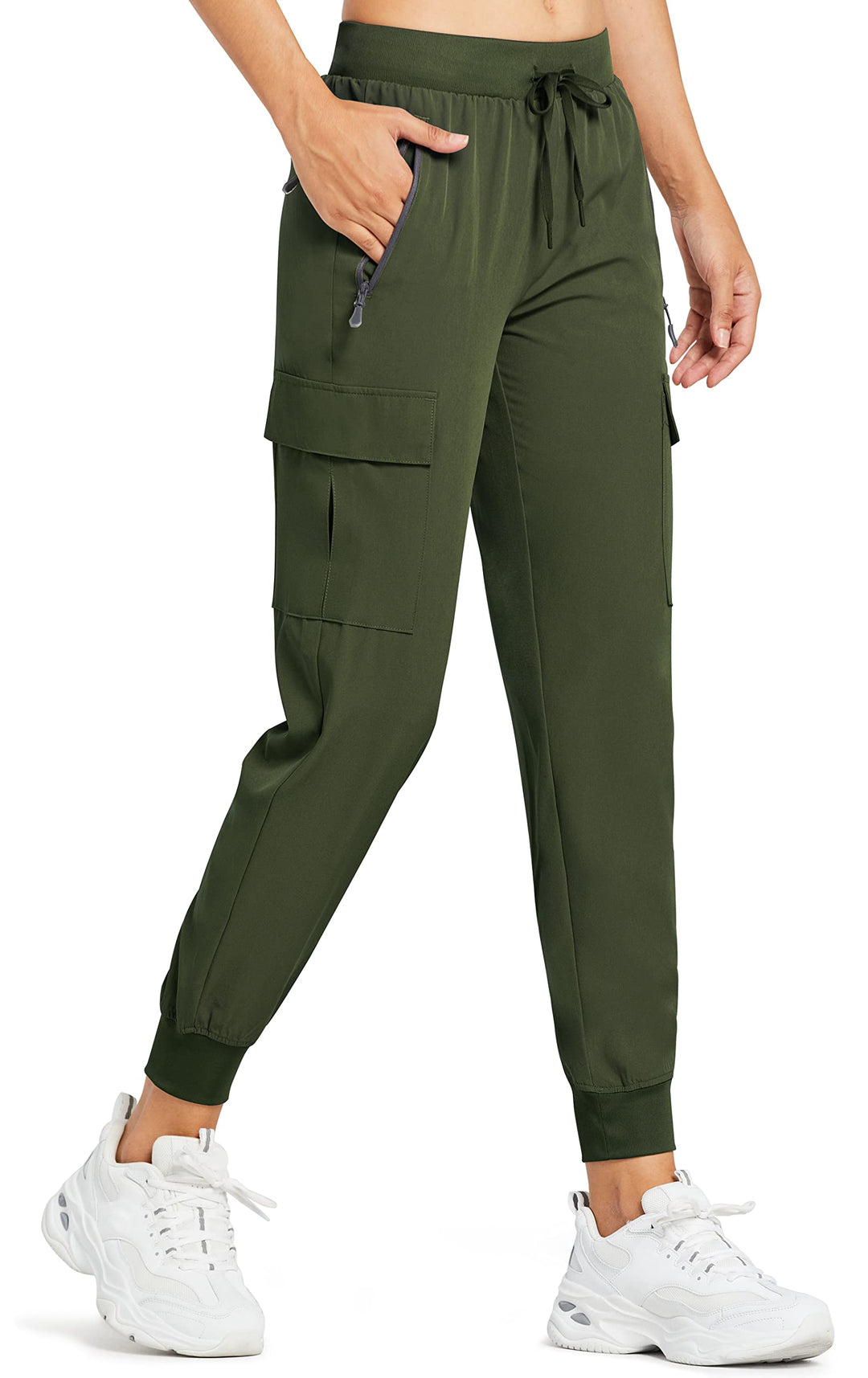 Cargohose Jogginghose Damen Wanderhose Leichte Schnelltrocknende Trekkinghose Outdoorhose Stretch Ar