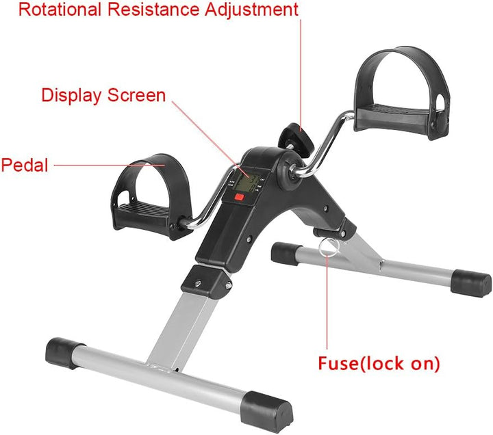 Mini Heimtrainer, Pedaltrainer Mini Bike Heimtrainer Arm- und Beintrainer Fitness Trainer Senioren |