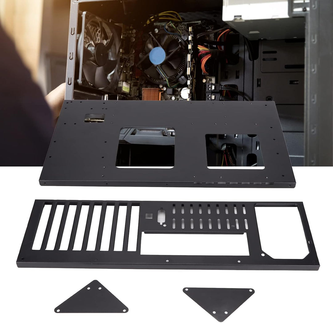 Bewinner Computer ATX Open Motherboard Rack, DIY Computer Motherboard Case Rack, ATX MATX PC Motherb