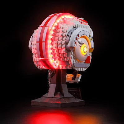 BRIKSMAX Led Licht für Lego Luke Skywalker(Rot Fünf) 75327 - Compatible with Lego Star Wars Baustein