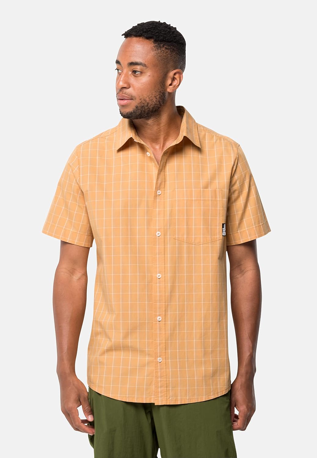 Jack Wolfskin Herren Hot Springs Shirt M Shirt Shortsleeve S Honey Yellow, S Honey Yellow