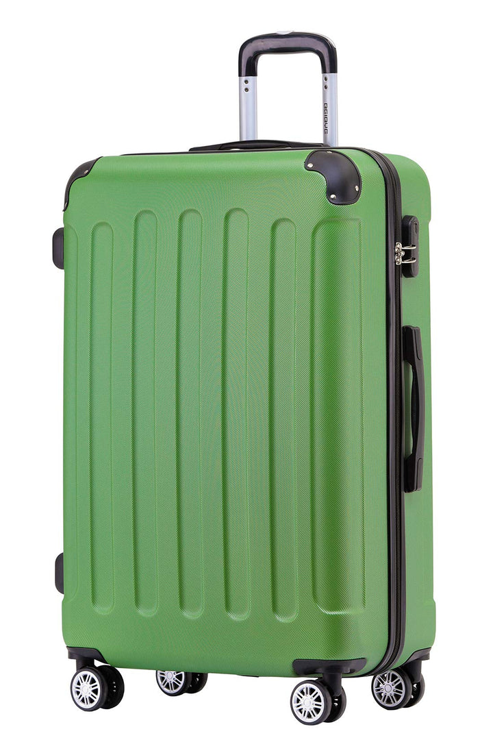 BEIBYE Hartschalen-Koffer Trolley Rollkoffer Reisekoffer Sicherheit Zahlenschloss Zwillingsrolle ABS