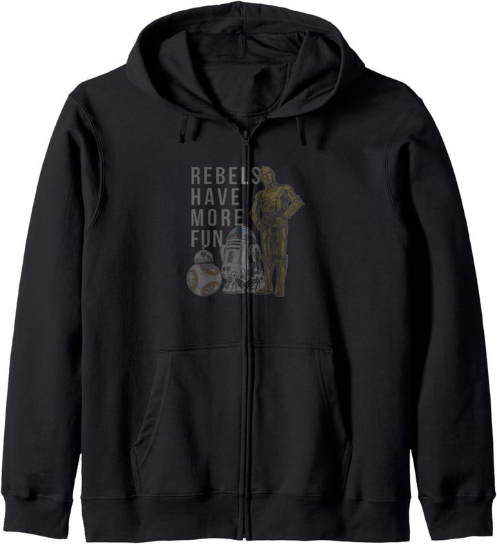 Star Wars Last Jedi Droids Rebels Have More Fun Gold Kapuzenjacke