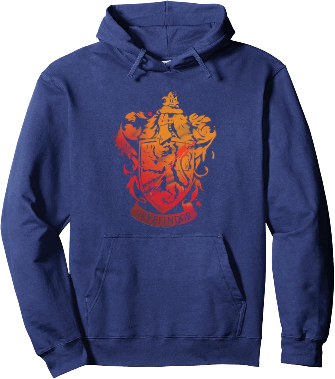 Harry Potter Gryffindor Crest Stencil Pullover Hoodie