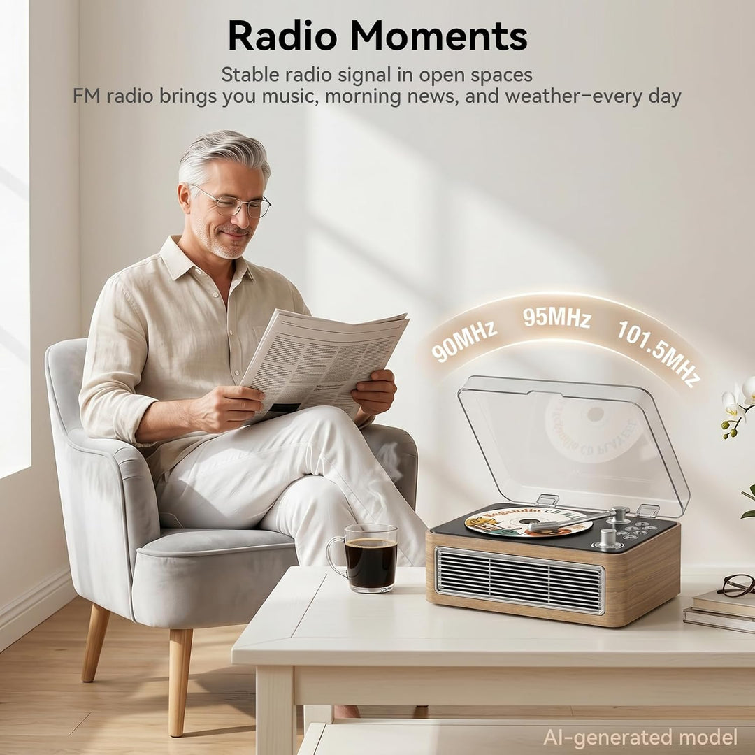 CD Player Tragbar Bluetooth: Kegaudio Radio mit CD-Player Tragbarer mit Lautsprecher Fernbedienung U