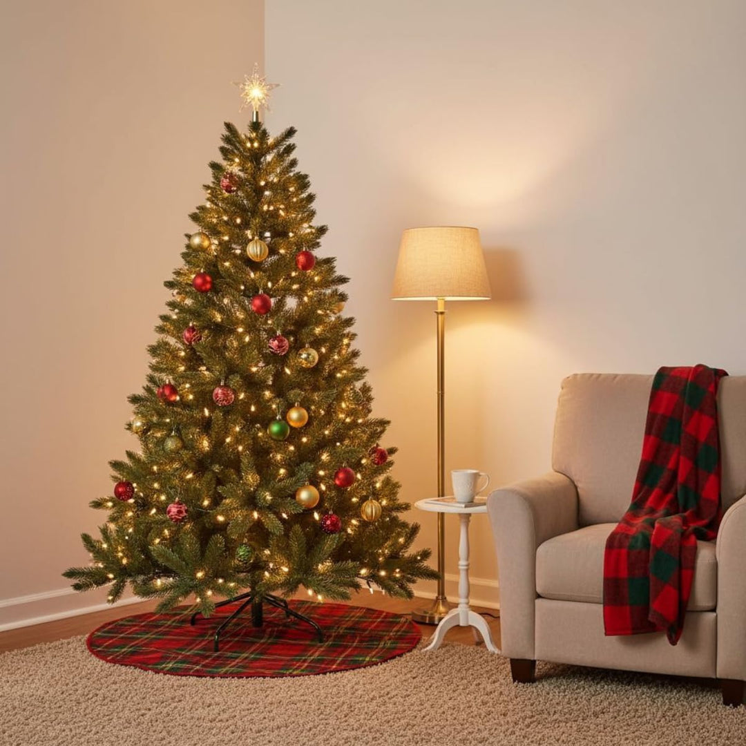 Triumph Tree Bristlecone Fir Christmas Tree Green – H 155 x D 99 cm 155 cm, 155 cm