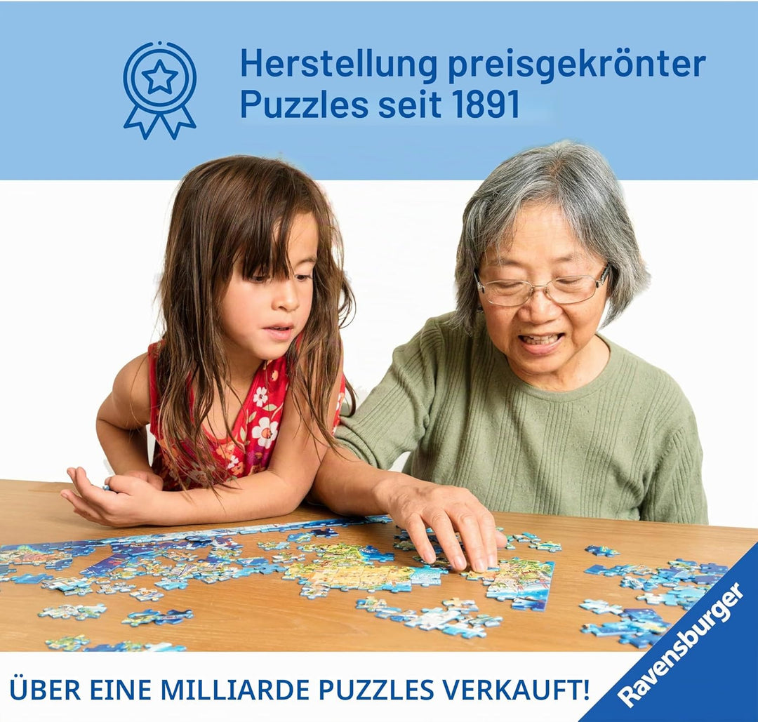 Ravensburger XXL-Puzzle, 100-teilig | Kinder ab 6 Jahren Puzzle 100 Teile | Spiele für Kinder 36 x 4