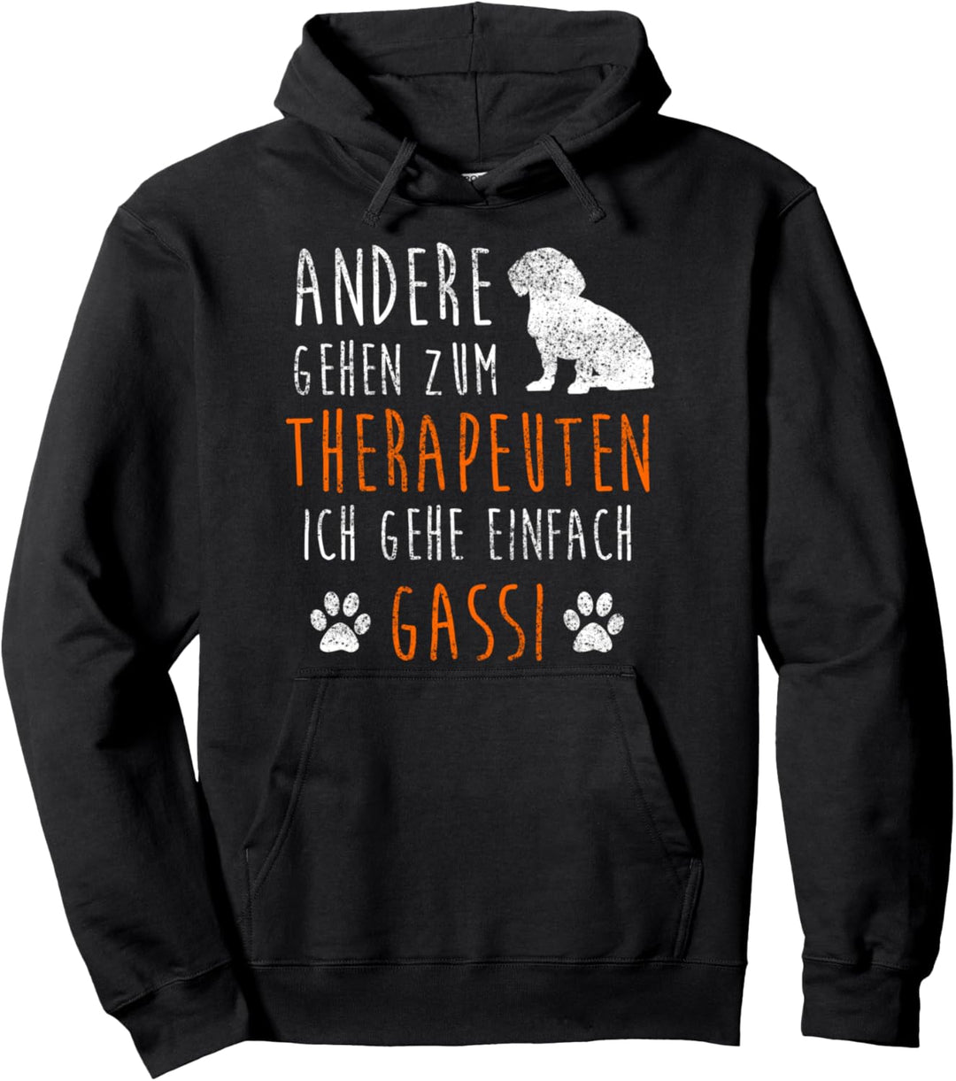 Andere Gehen Zum Therapeuten Ich Gehe Einfach Gassi Pullover Hoodie