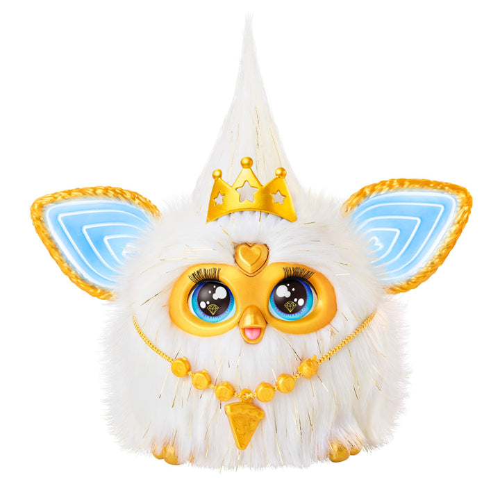 Hasbro Furby Gold Glam interaktives Plüschspielzeug