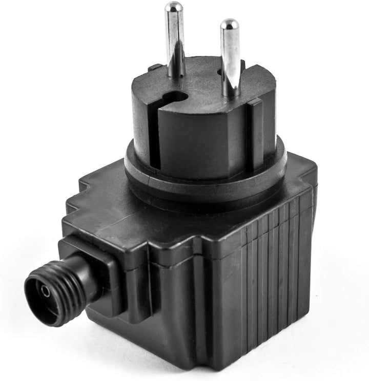 CLGarden Beleuchtung Set für Springbrunnen mit 3 warmweissen LED Ringen IP44 12V Trafo 10 Meter Verb