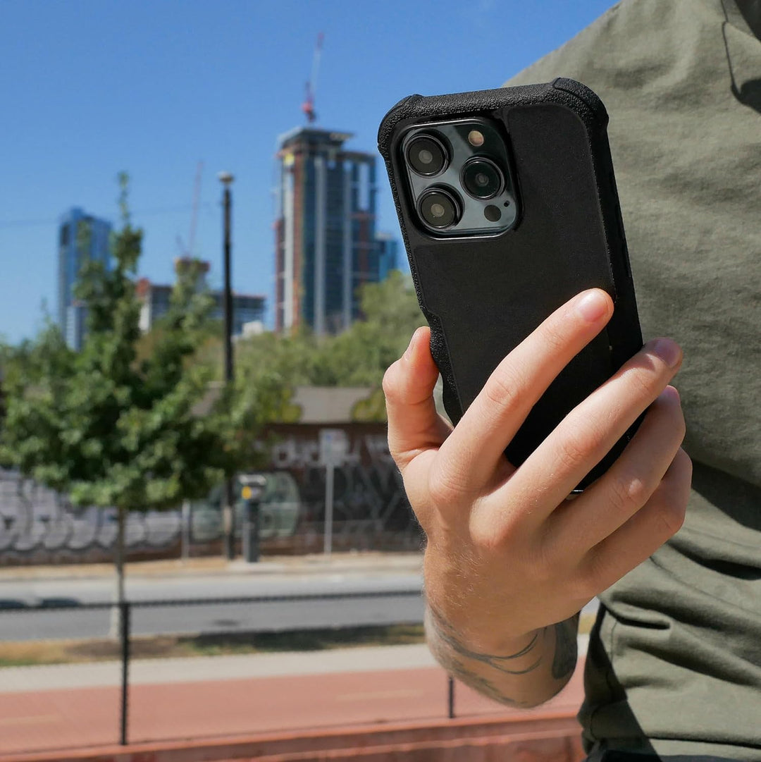 smartish GZ23MX-BLACK - Handyhülle Schwarze Krawatte Affäre iPhone 15 Pro, Schwarze Krawatte Affäre