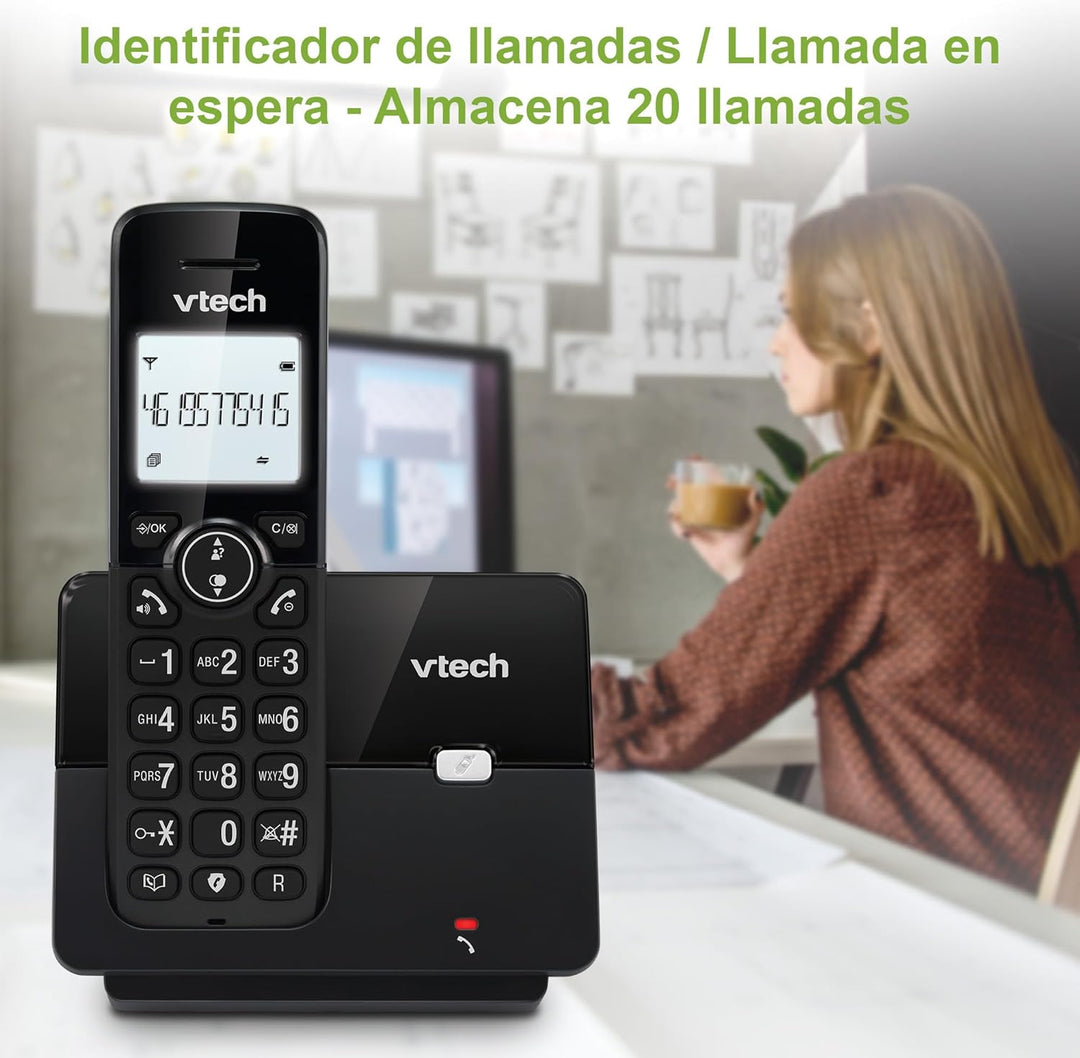 VTech CS2001 Home Duo Schnurloses Telefon, Festnetztelefon DECT Einfach zu bedienen Extra Laut Hören