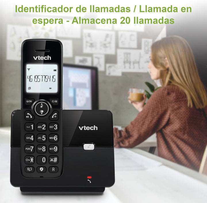 VTech CS2001 Home Duo Schnurloses Telefon, Festnetztelefon DECT Einfach zu bedienen Extra Laut Hören