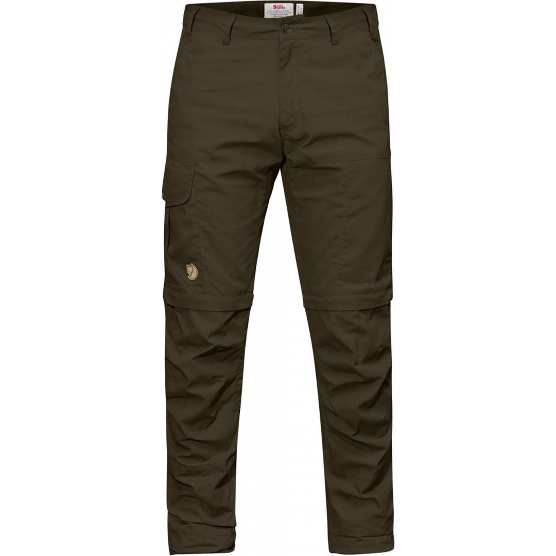 Fjällräven Herren Outdoor-Hose Karl Pro Zip-Off, Dark Olive, 48, F81463-633