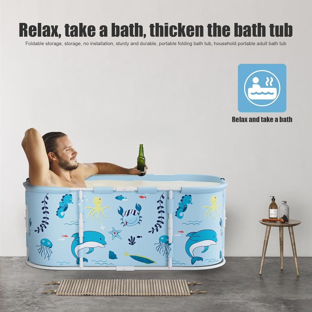 109,2 cm tragbare Badewanne, faltbare Badewanne für Erwachsene, tragbare Badewanne für Duschkabine,
