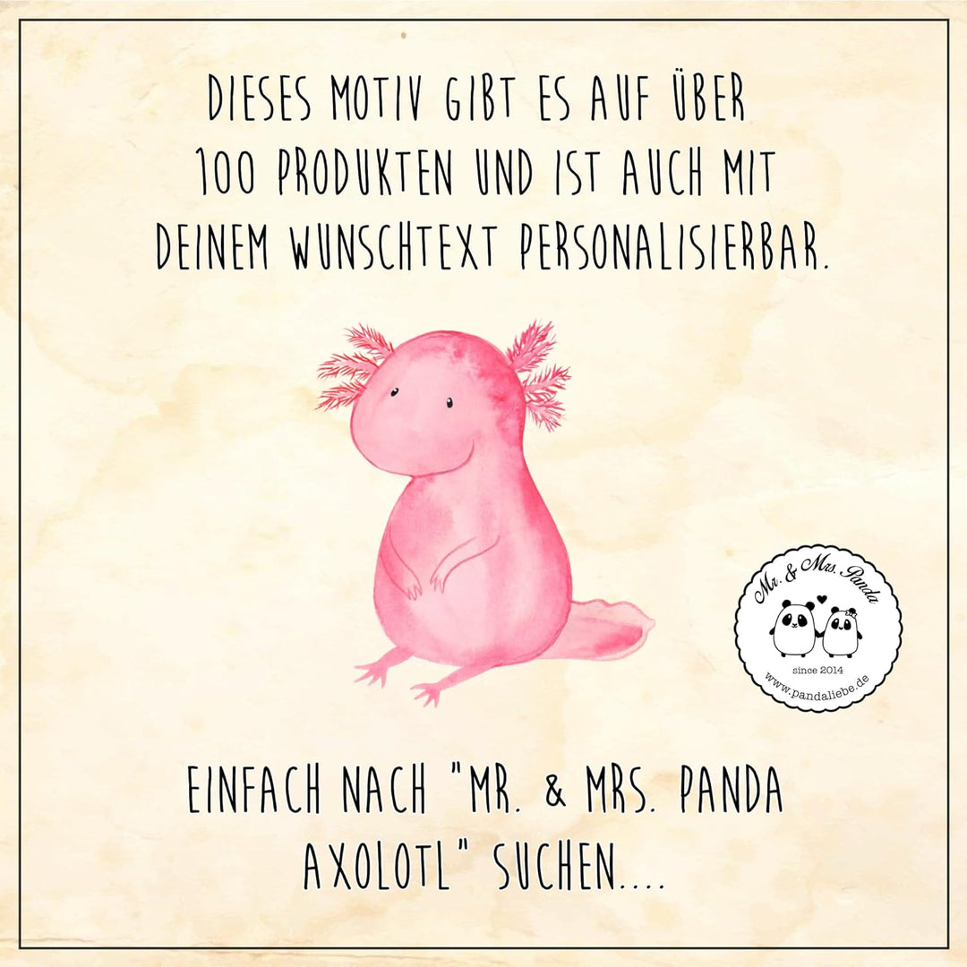 Mr. &amp; Mrs. Panda Motiv WC Sitz Axolotl - Geschenk, Liebe, Lebensweisheit, Klobrille, WC-Sitz, Toilet
