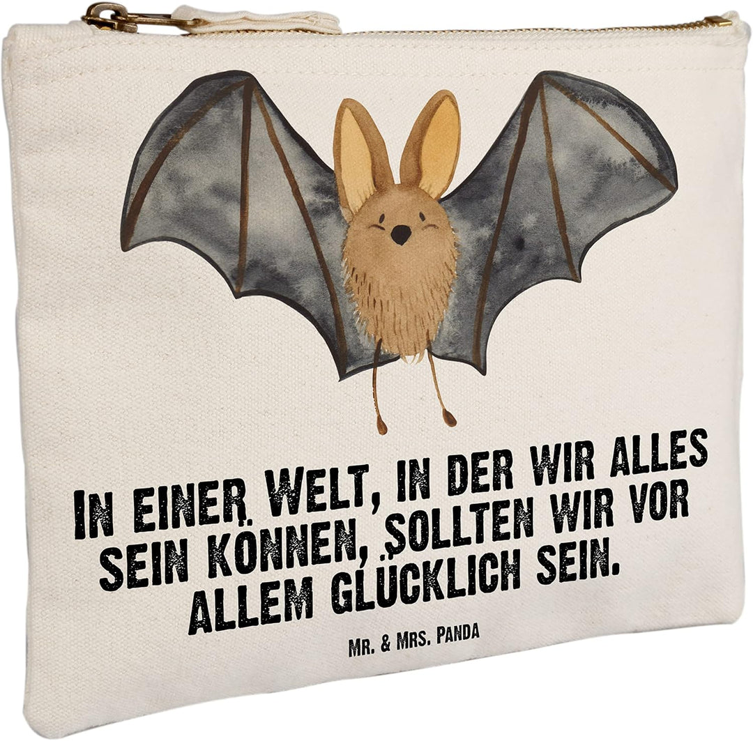 Mr. & Mrs. Panda Täschchen Fledermaus Flügel Grösse XL Grosse - Geschenk, Federtasche, Stoffbeutel,