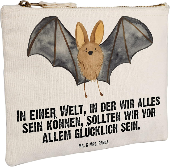 Mr. & Mrs. Panda Täschchen Fledermaus Flügel Grösse XL Grosse - Geschenk, Federtasche, Stoffbeutel,