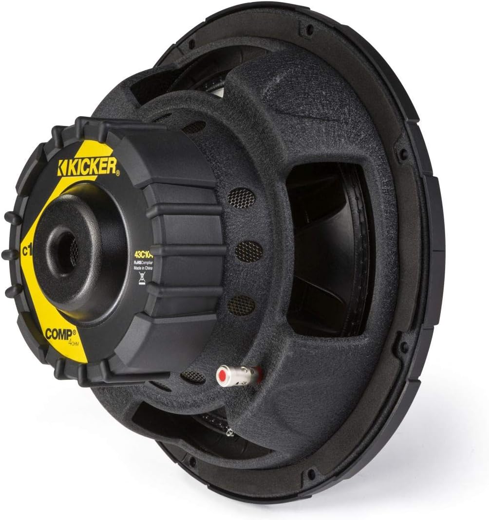 KICKER 43C104 10 Zoll Comp Subwoofer Schwarz